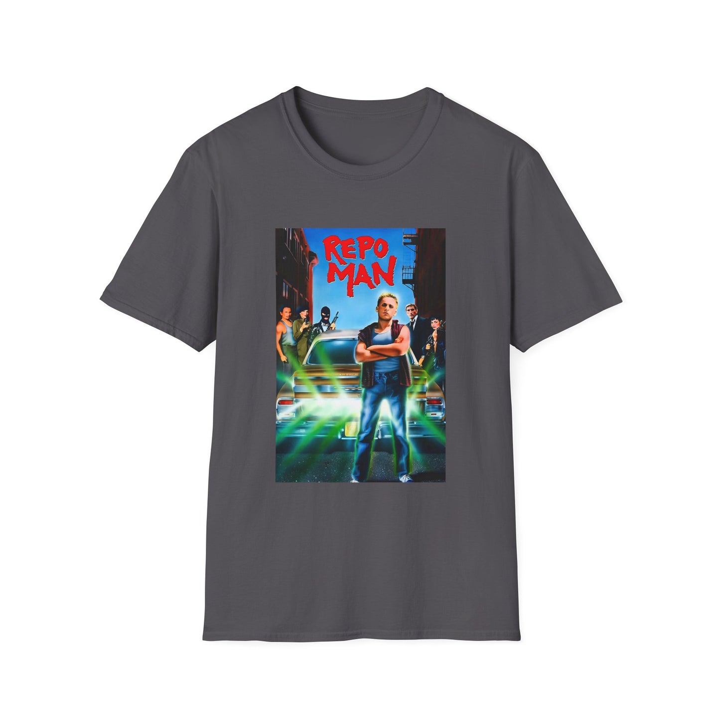 1984 repo man movie poster tshirt