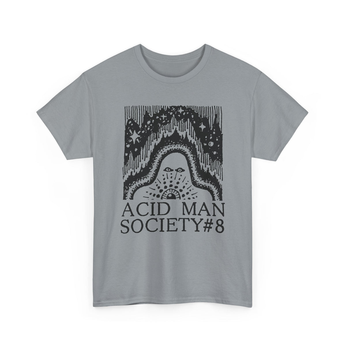 1989 acid man #8 mini comic cover illustration tshirt