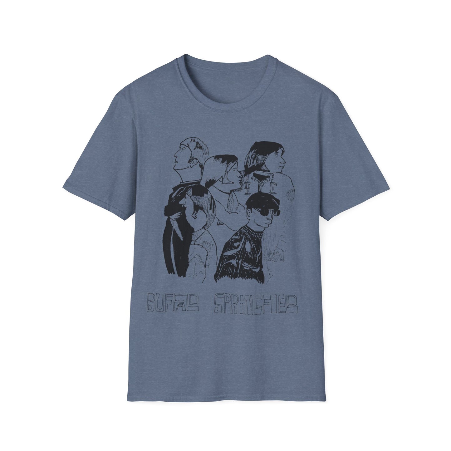 buffalo springfield original fan art drawing tshirt