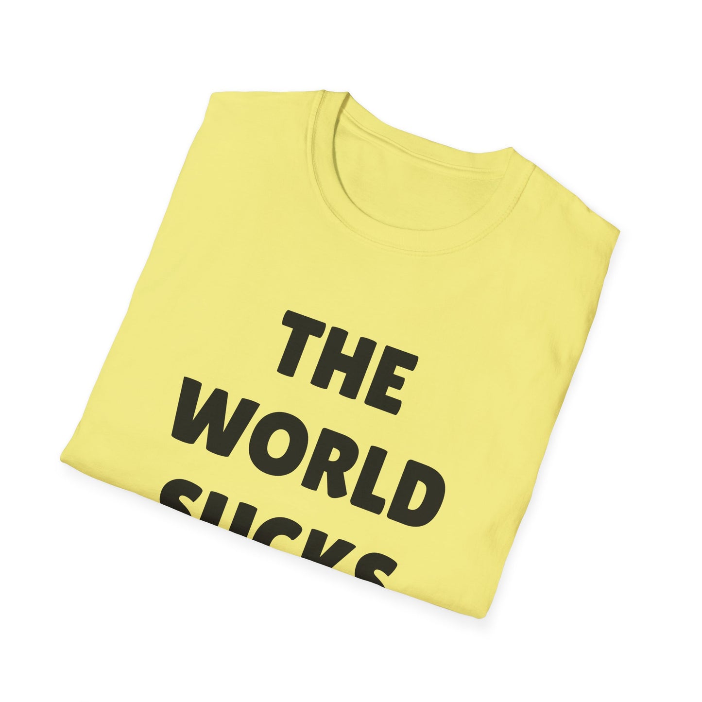 the world sucks tshirt