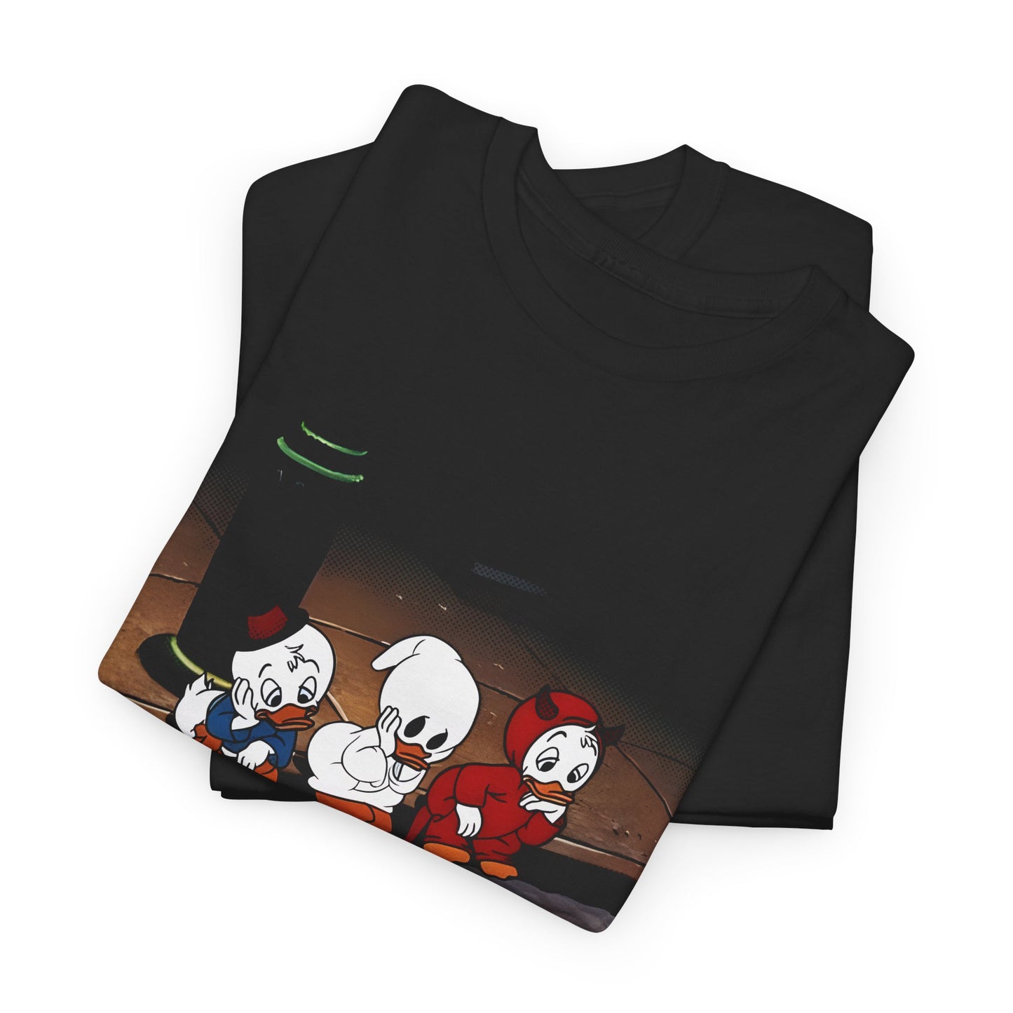 trick or treat 1952 huey, dewey, and louie cartoon reproduction tshirt