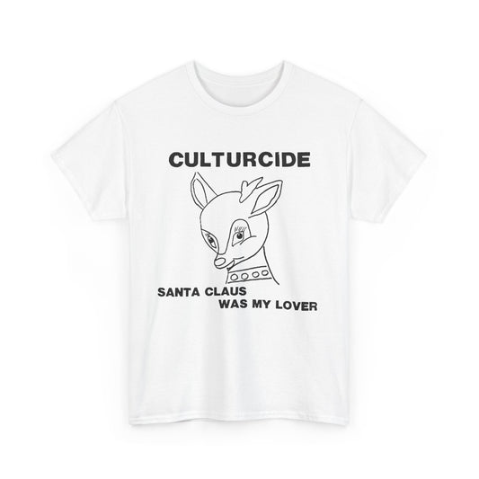 undated outsider music cultureside album santa claus was my lover reproduction tshirt