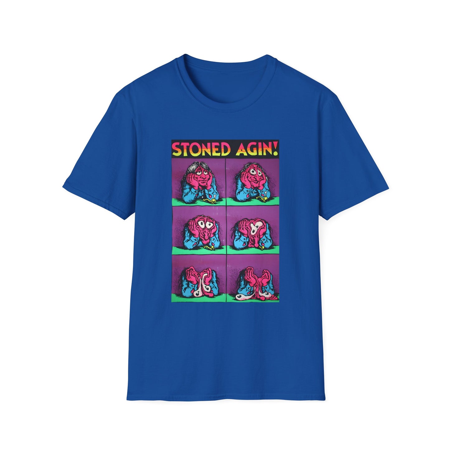 stoned agin! r. crumb blacklight poster tshirt