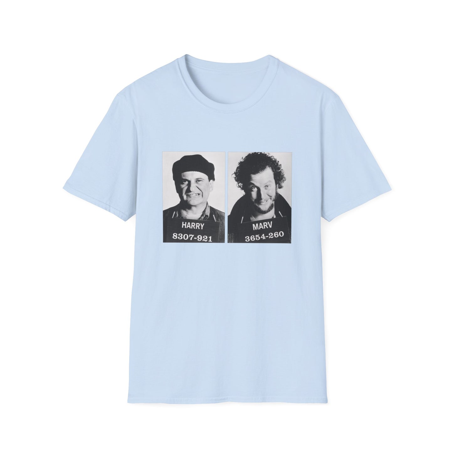 harry and marv mugshot christmas tshirt
