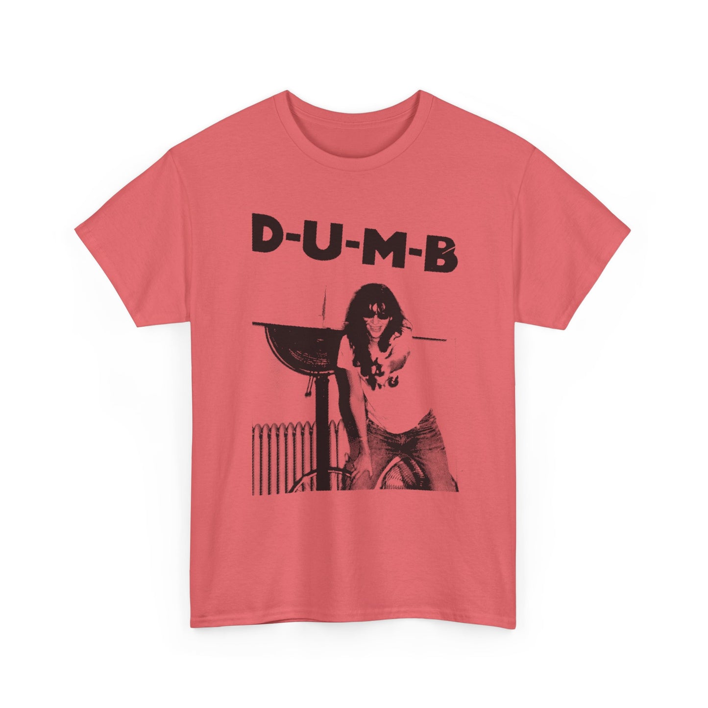 joey ramone D-U-M-B pinhead lyric photo tshirt