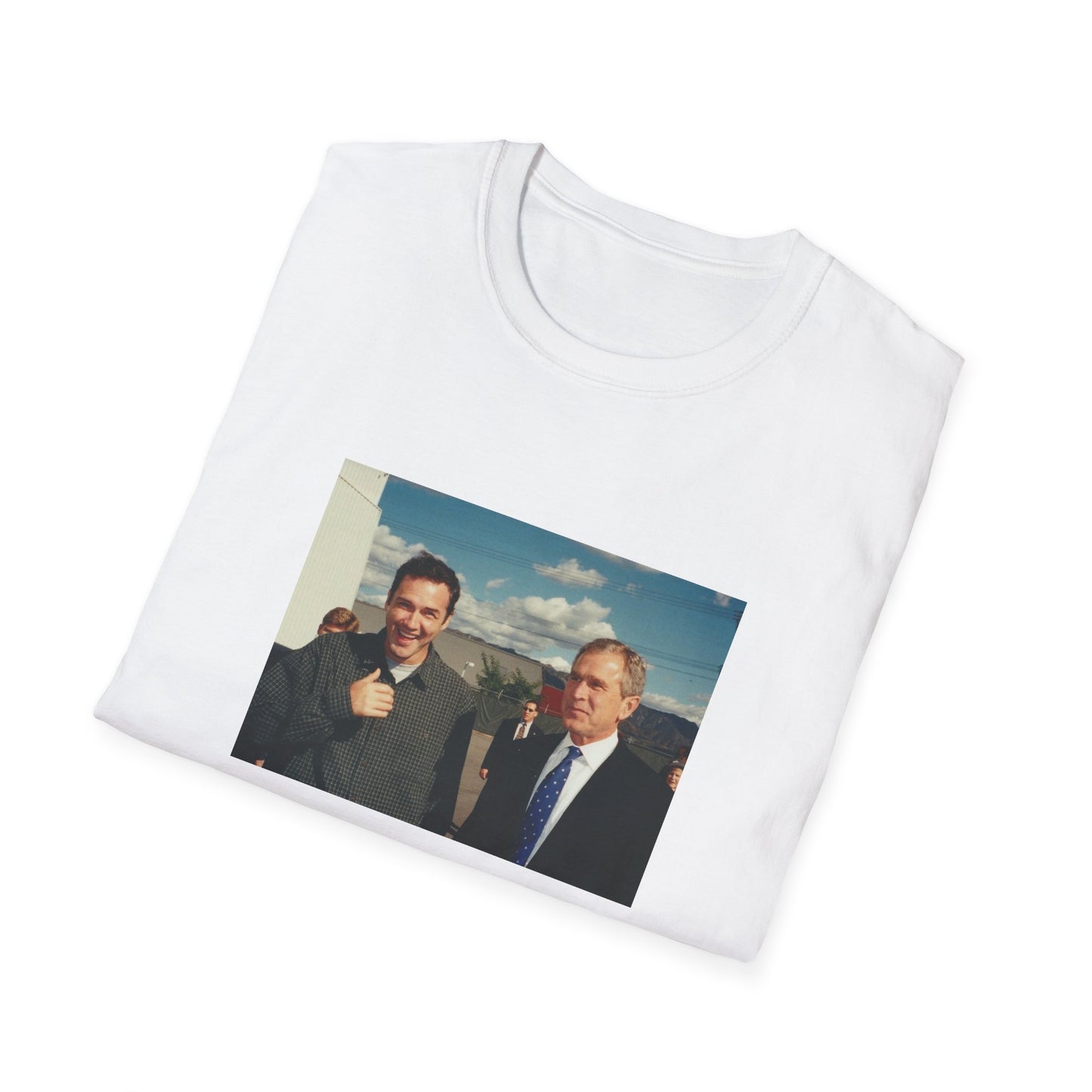 norm macdonald and george bush jr. tshirt
