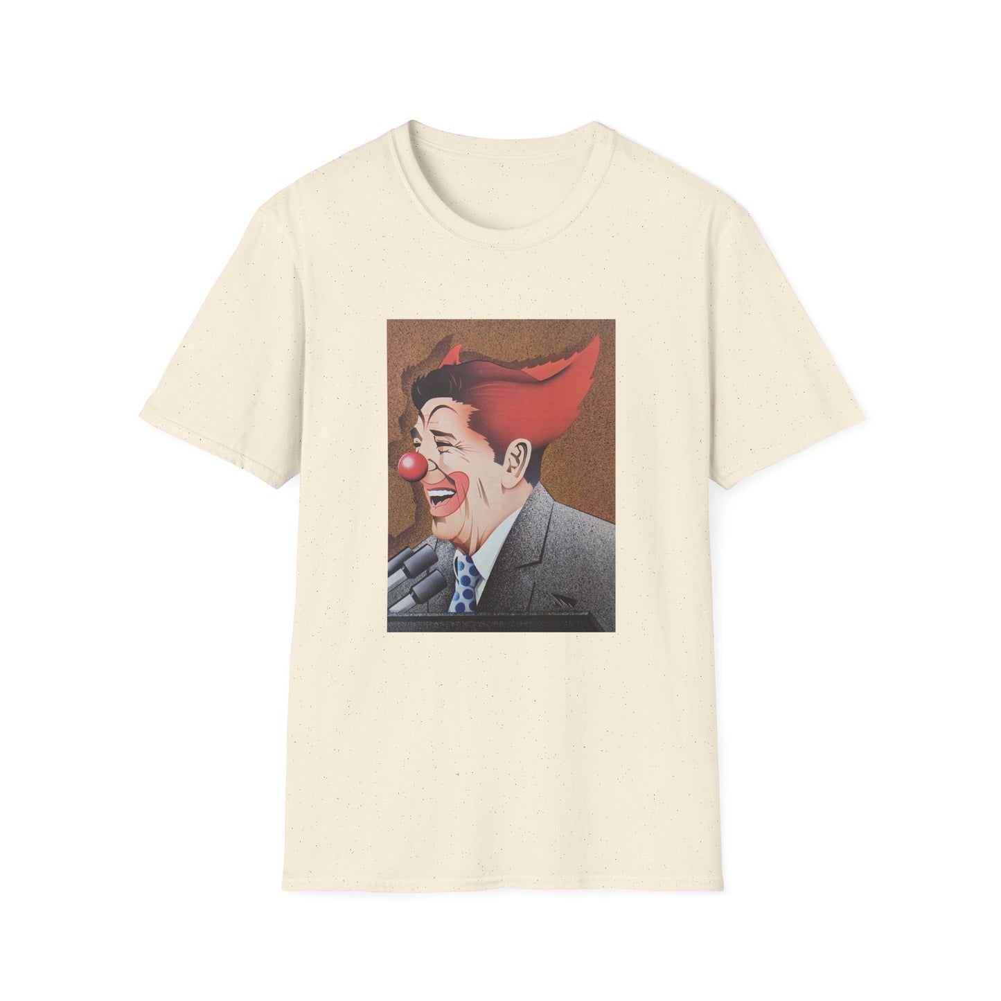 ronald reagan 40th us president clown tshirt