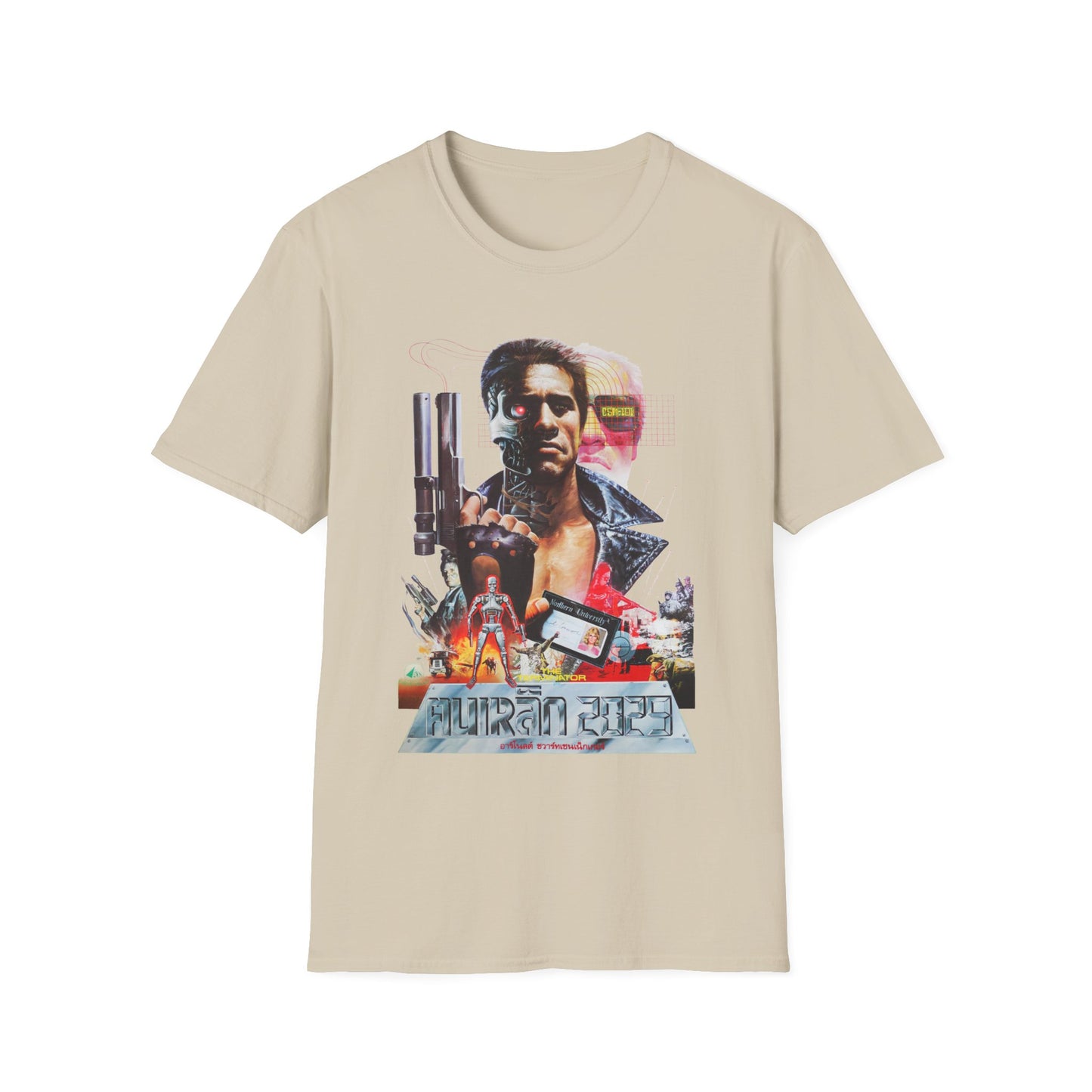 the terminator 1984 thailand movie poster tshirt