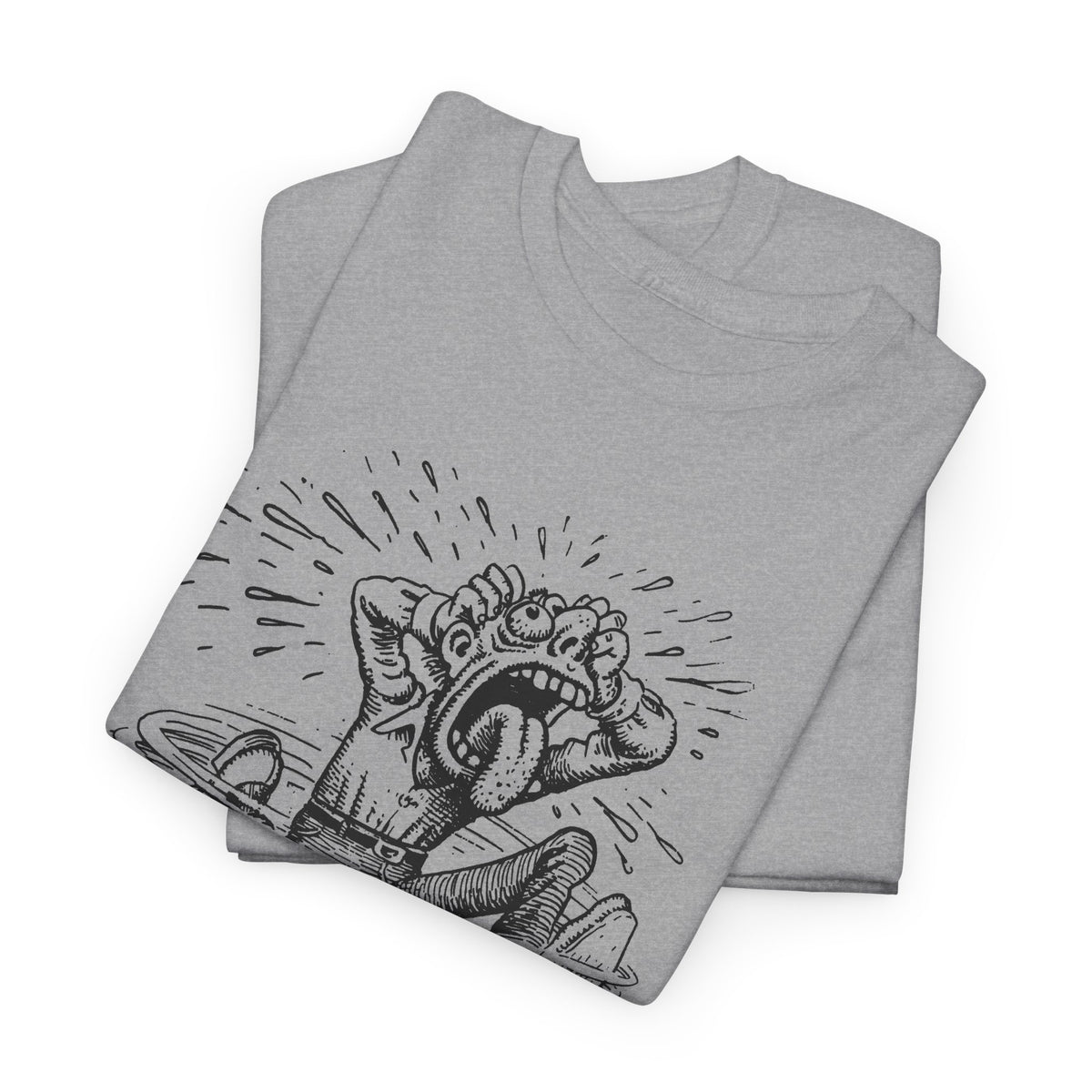 r. crumb man losing it tshirt