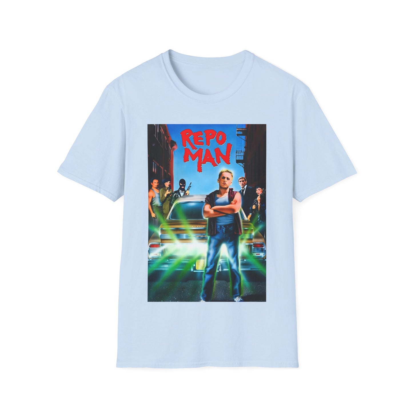 1984 repo man movie poster tshirt