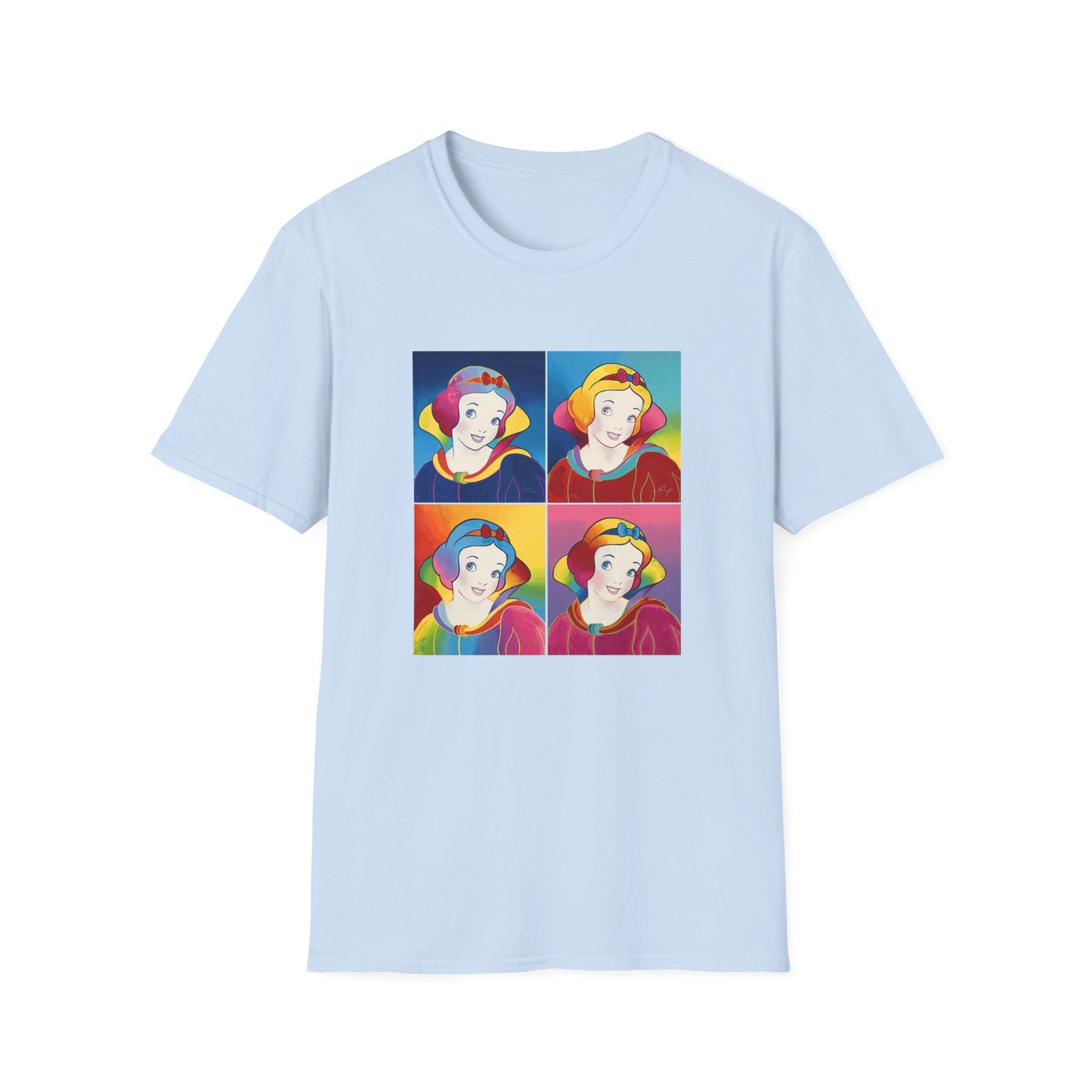 1996 psychedelic snow white pop culture art by peter max tshirt