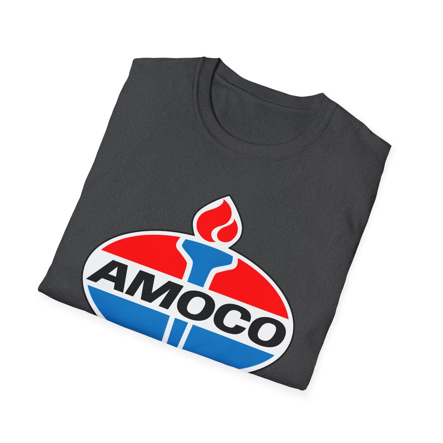 amoco oil company logo tshirt