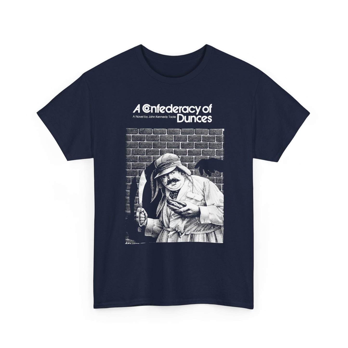 a confederacy of dunces john kennedy toole book cover tshirt