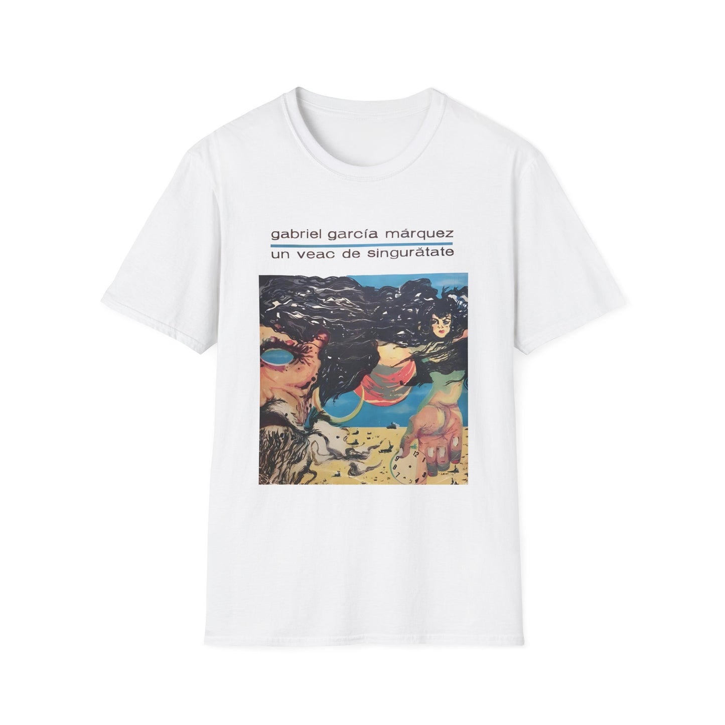 1974 romanian book cover for one hundred years of solitude by gabriel garcía márquez tshirt