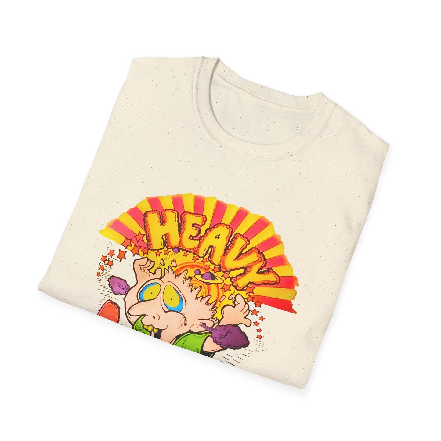 1970s heavy trip cartoon character reproduction tshirt