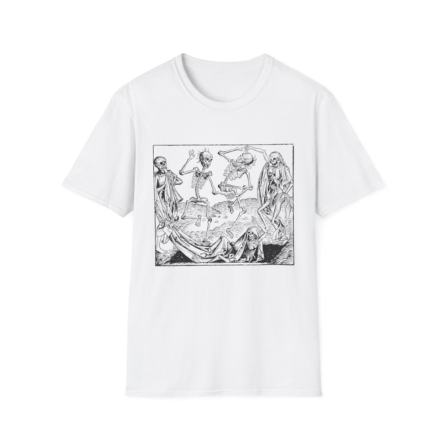 1493 michael wolgemut's dance of death tshirt