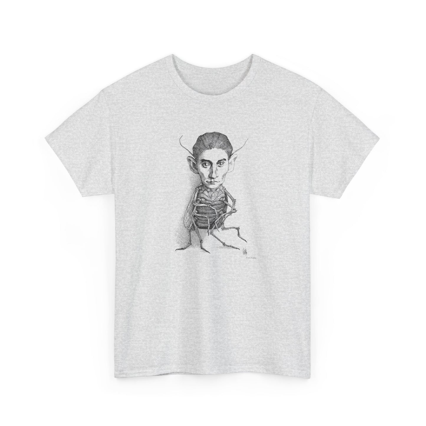 1970s drawing of franz kafka by rogelio naranjo tshirt