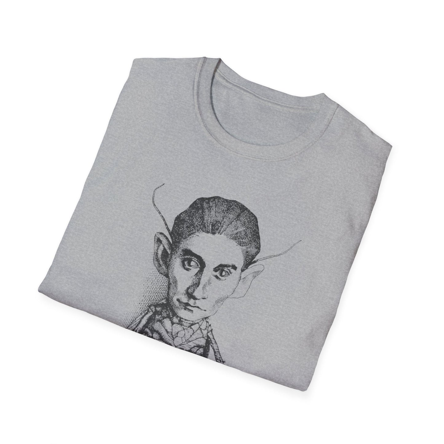 1970s drawing of franz kafka by rogelio naranjo tshirt