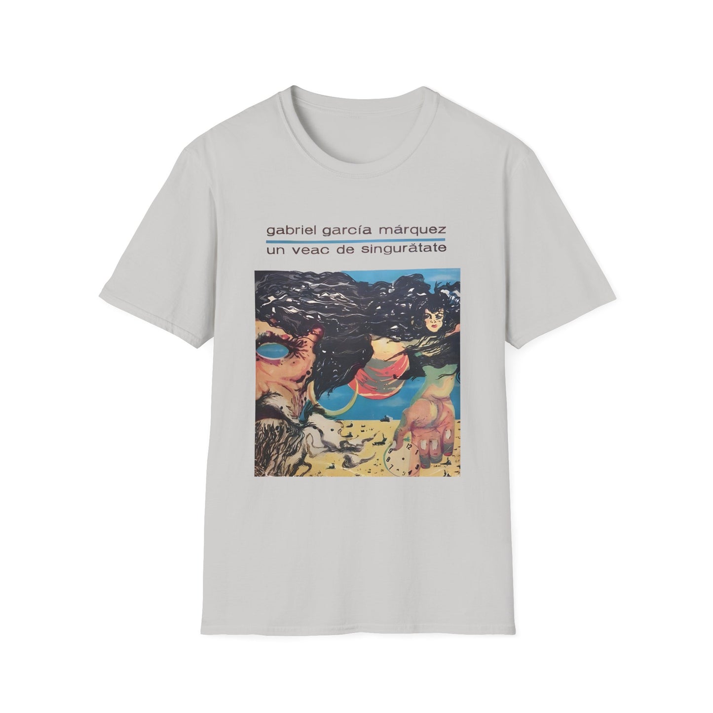 1974 romanian book cover for one hundred years of solitude by gabriel garcía márquez tshirt