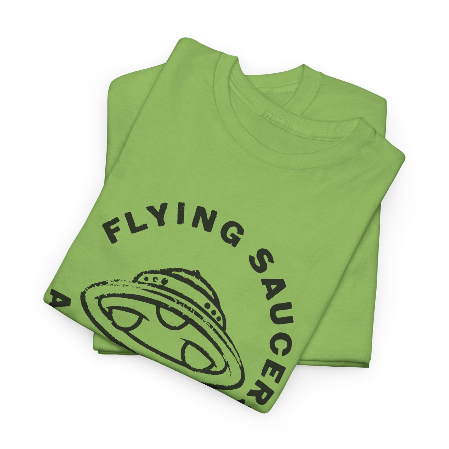 flying saucers are real! vintage style image tshirt