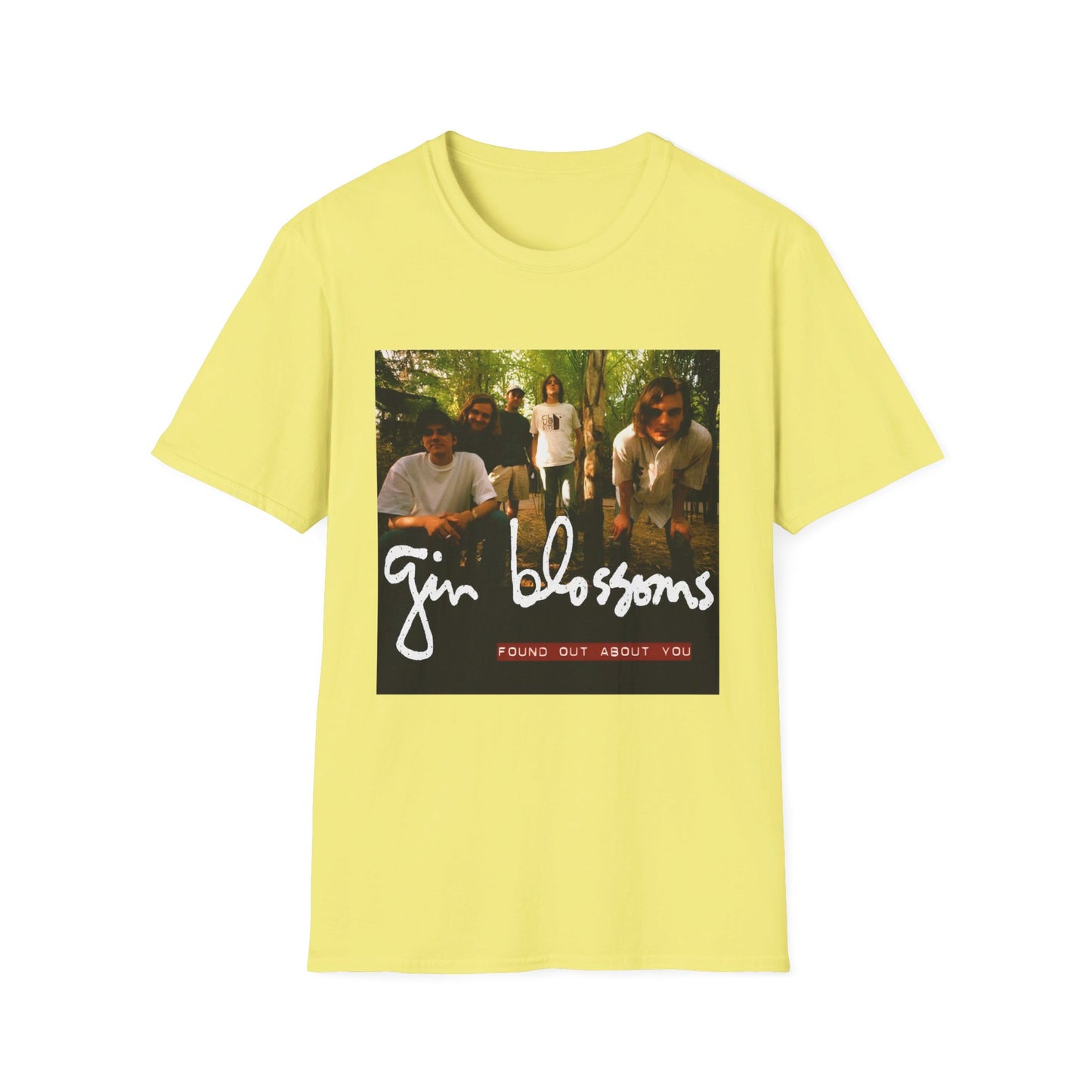 gin blossoms 1989 found out about you single tshirt