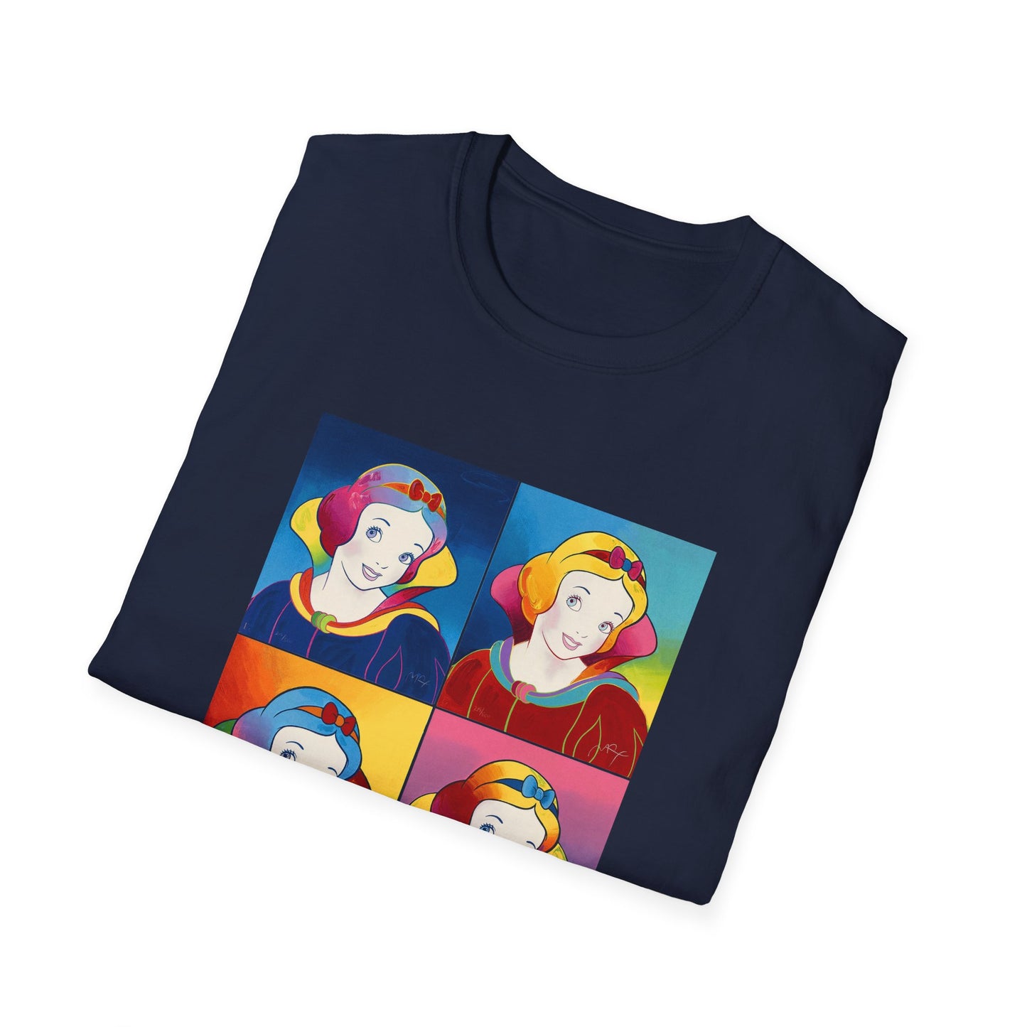 1996 psychedelic snow white pop culture art by peter max tshirt