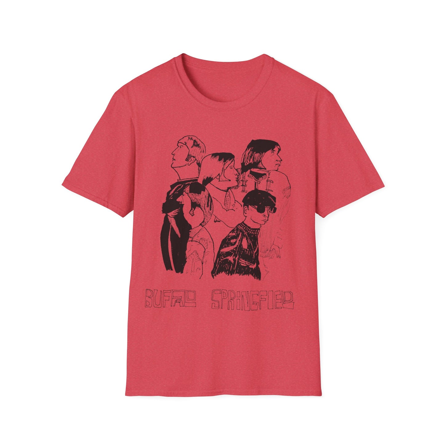 buffalo springfield original fan art drawing tshirt