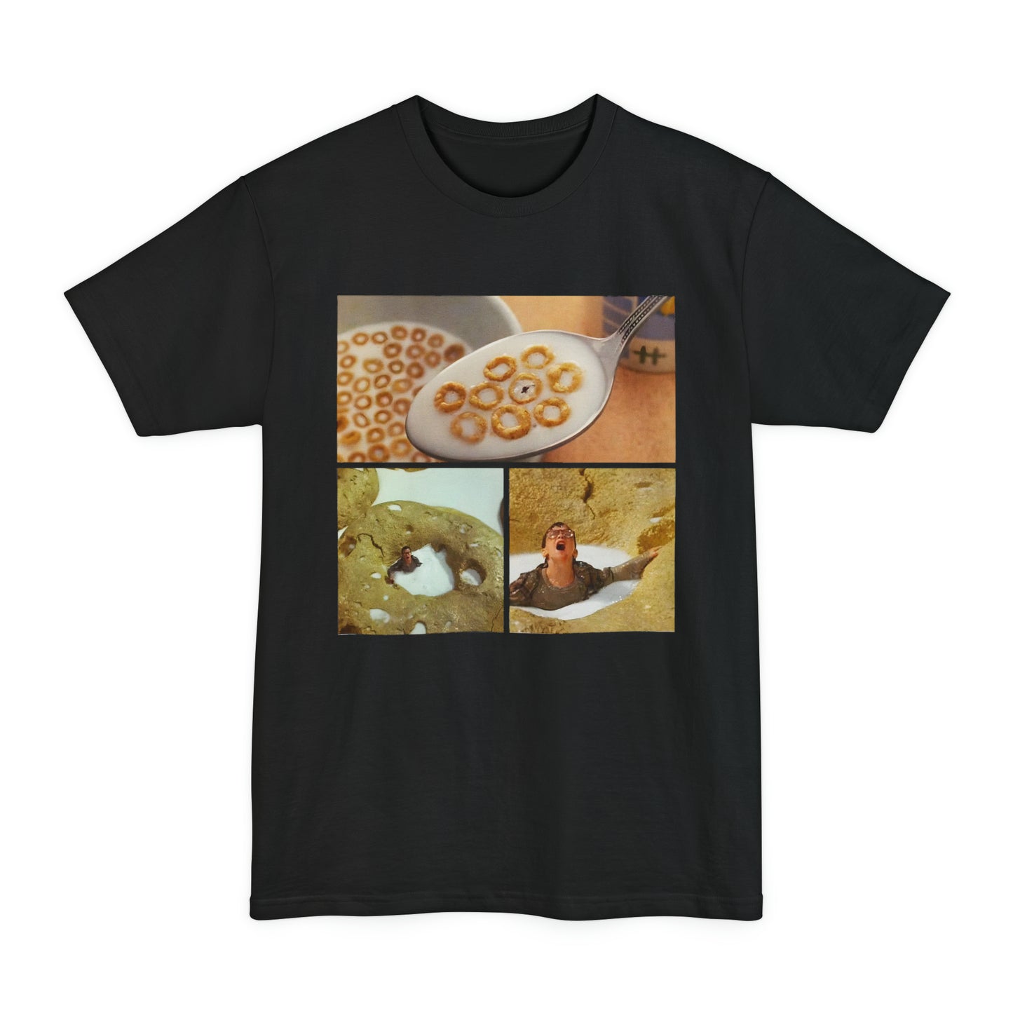 oversized honey, i shrunk the kids 1989 cheerios scene multiple angles unisex tall beefy tshirt