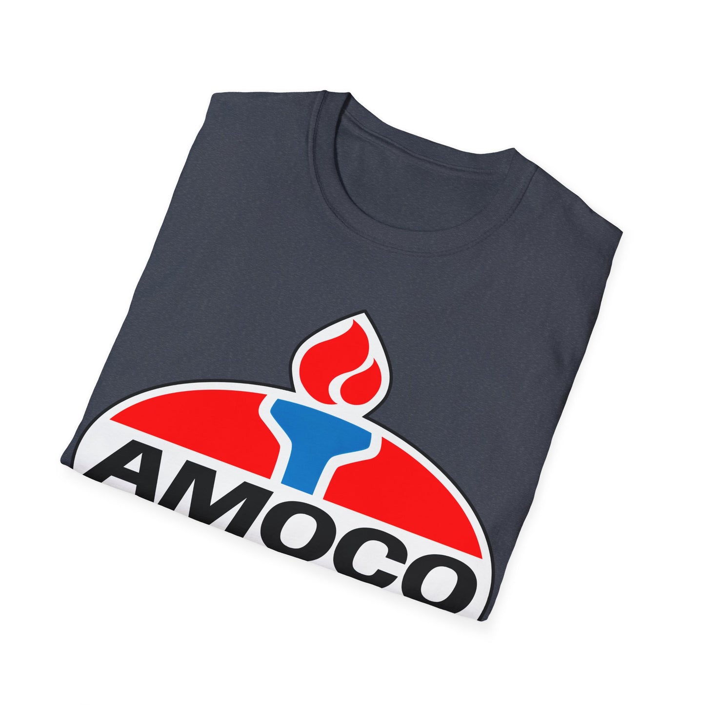 amoco oil company logo tshirt