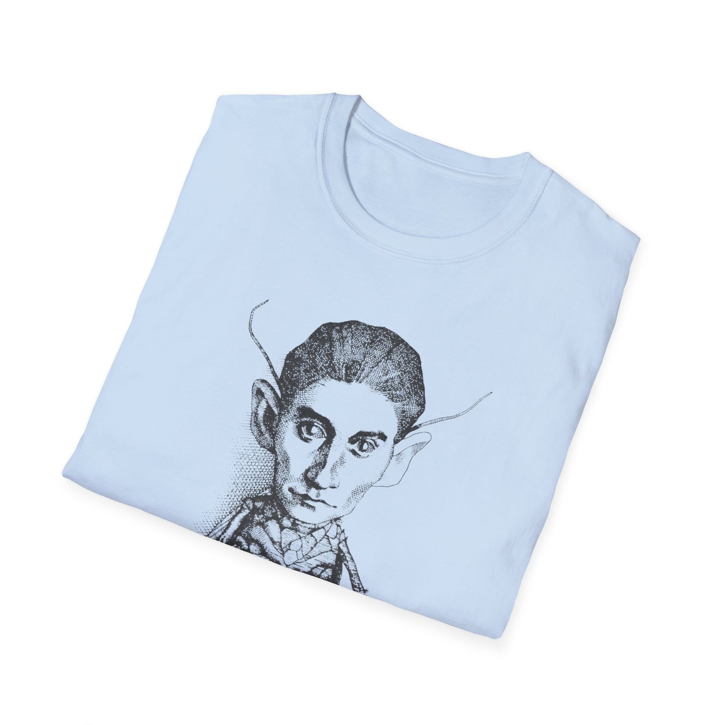 1970s drawing of franz kafka by rogelio naranjo tshirt