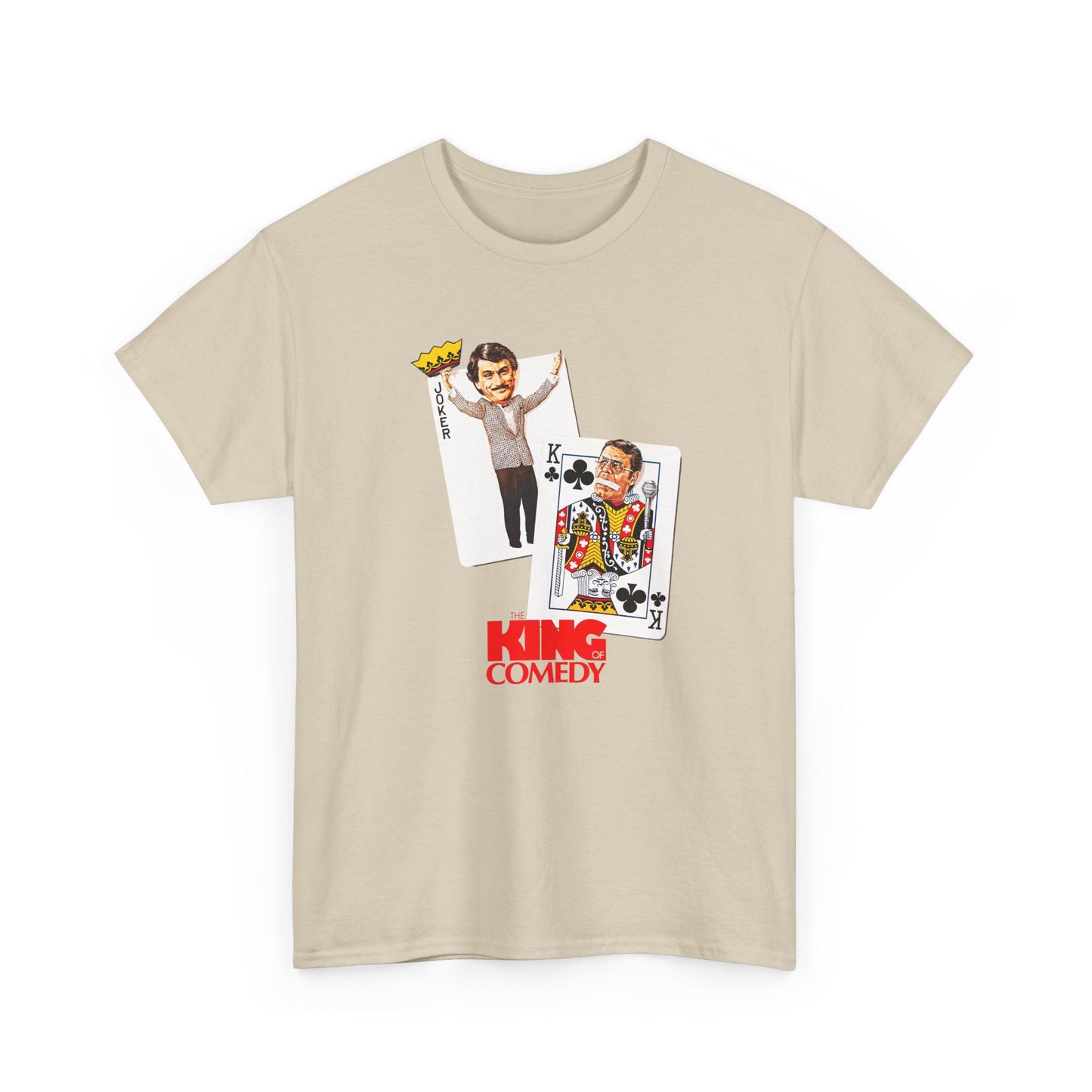 1982 scorsese movie king of comedy poster tshirt