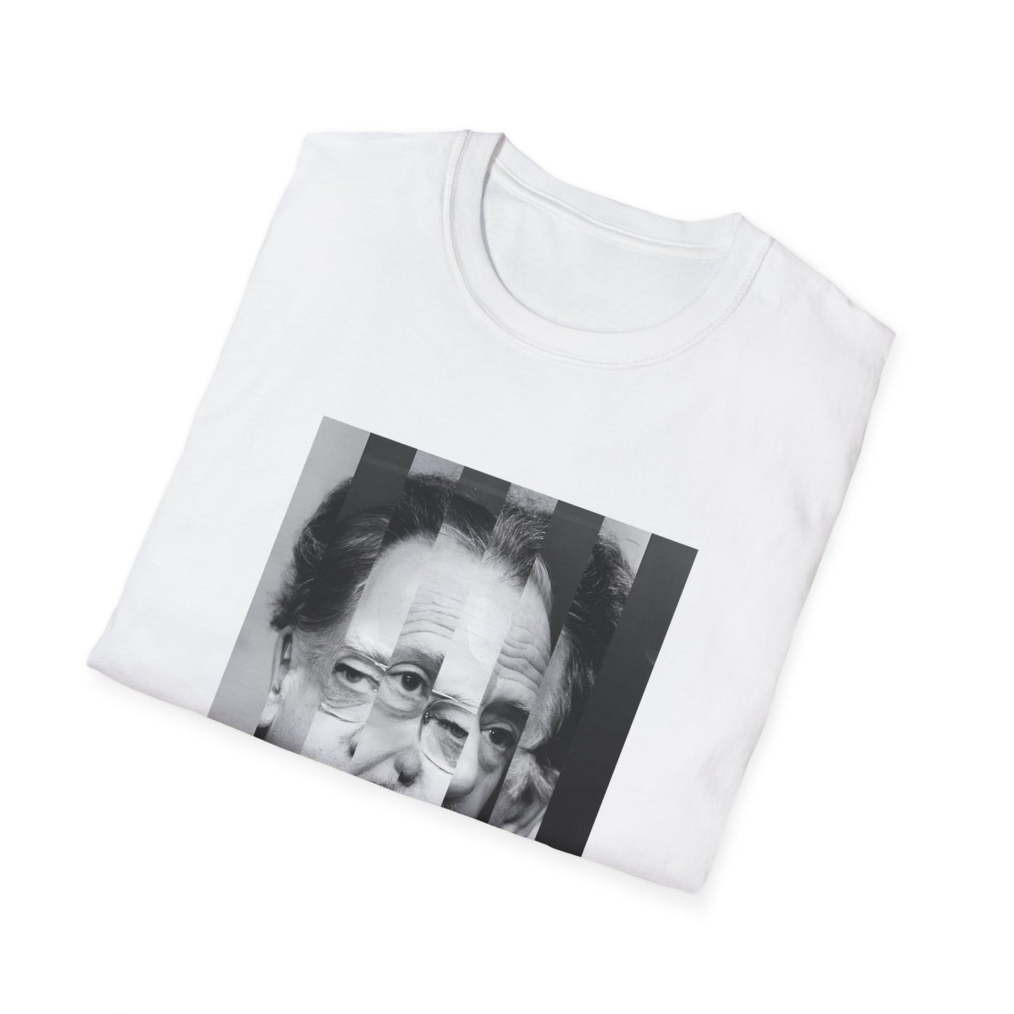 marshall mcluhan's face tshirt