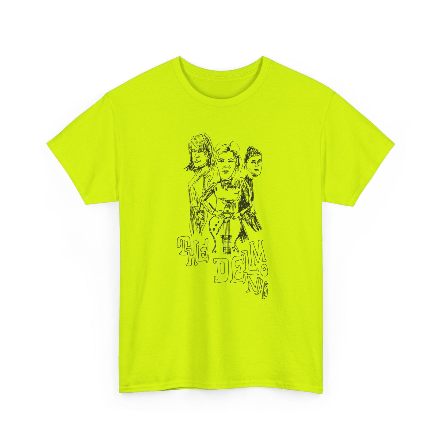 the delmonas medway garage punk fan art sketch tshirt