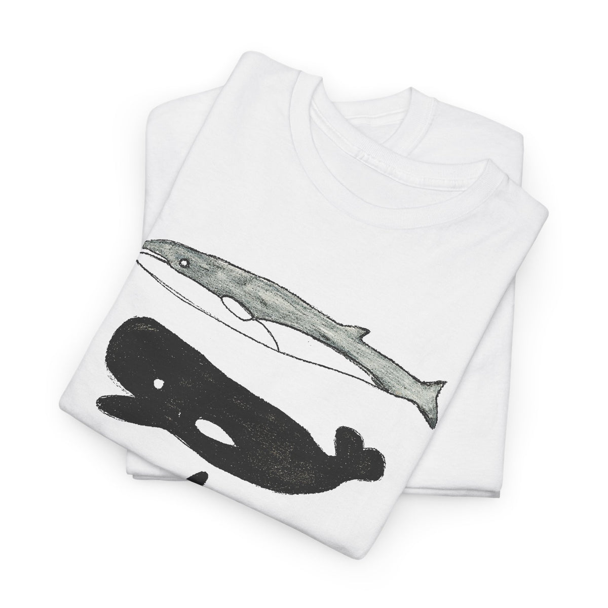 1970s three whales painting by canadian folk artist joseph sleep tshirt