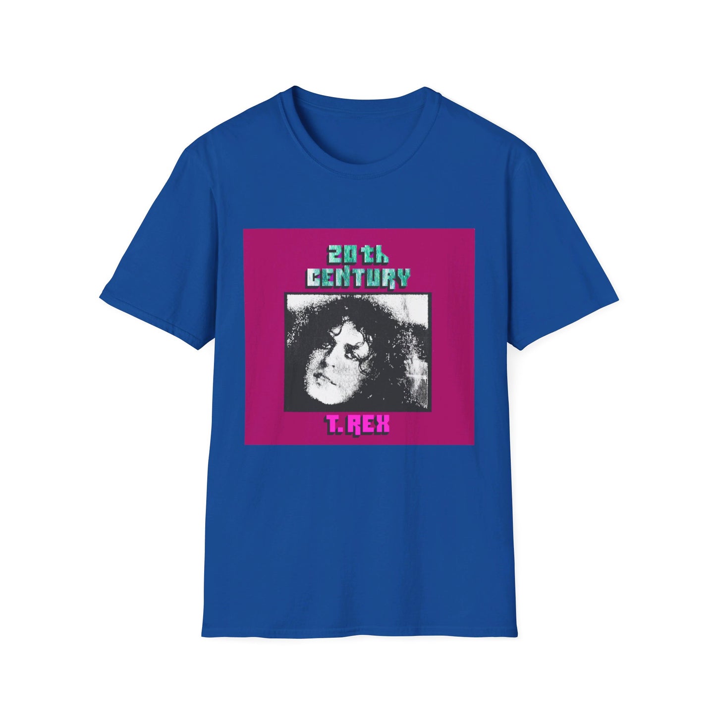 t. rex 1973 20th century alternate colour album tshirt