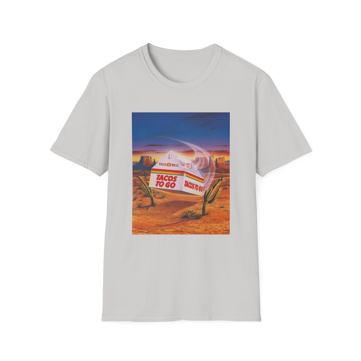1980s retro taco bell advertisement tshirt