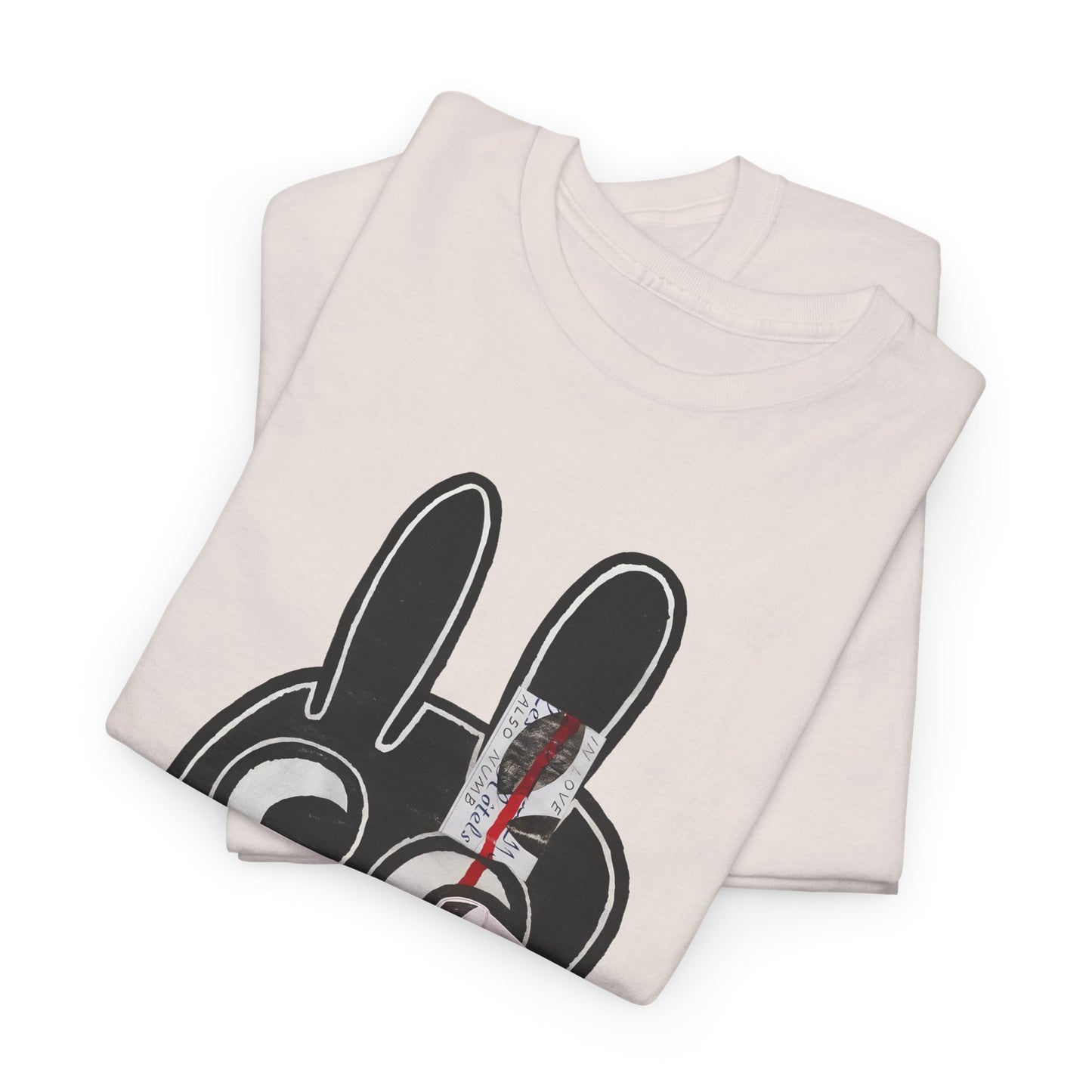 1977 blood by ray johnson reproduction tshirt