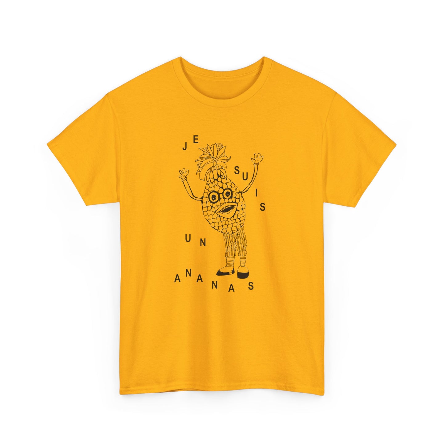 original sketch je suis un ananas téléfrançais! (i am a pineapple) tshirt