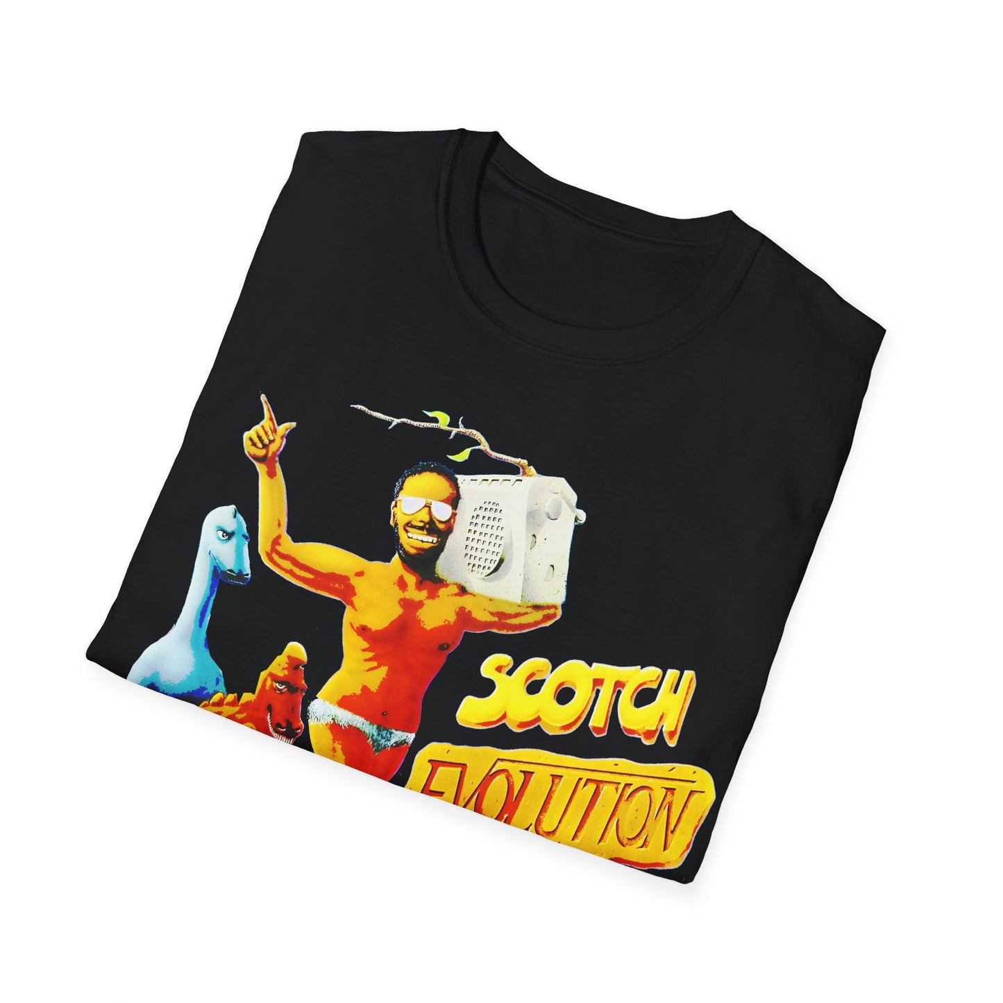 scotch evolution italo disco fan art tshirt