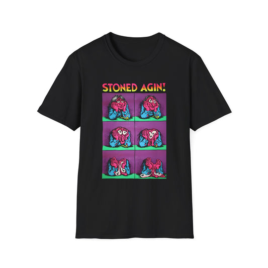 stoned agin! r. crumb blacklight poster tshirt