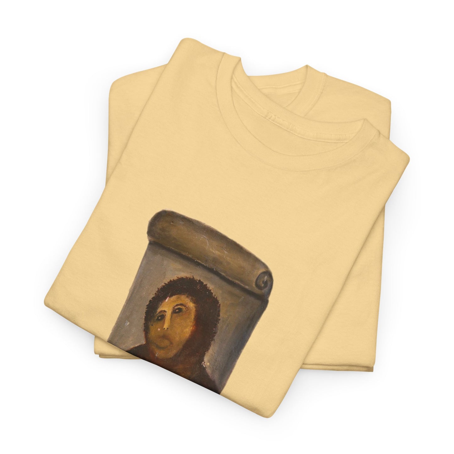 ecce homo botched restoration tshirt behold the monkey tshirt