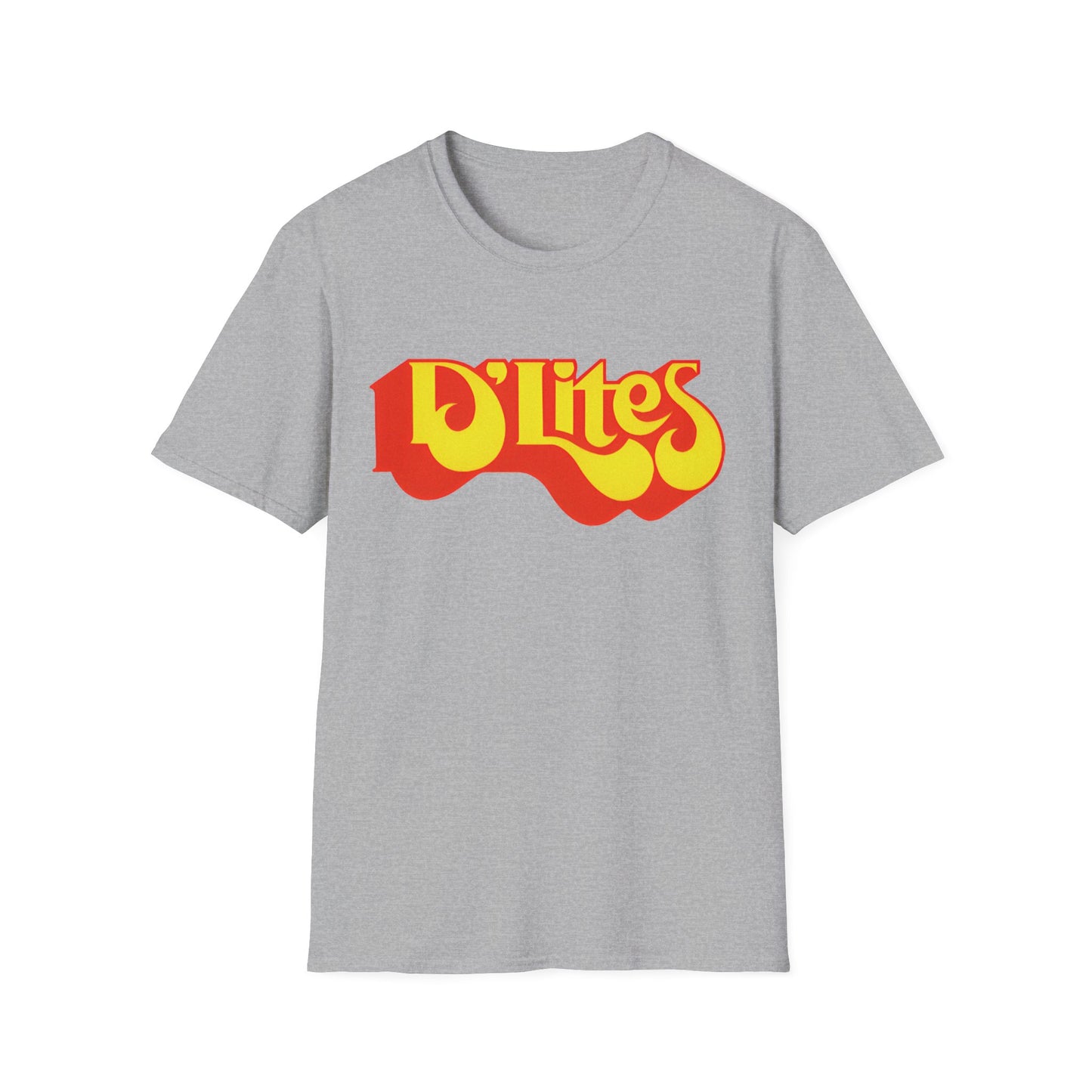 vintage defunct d lites healthy fast food logo tshirt