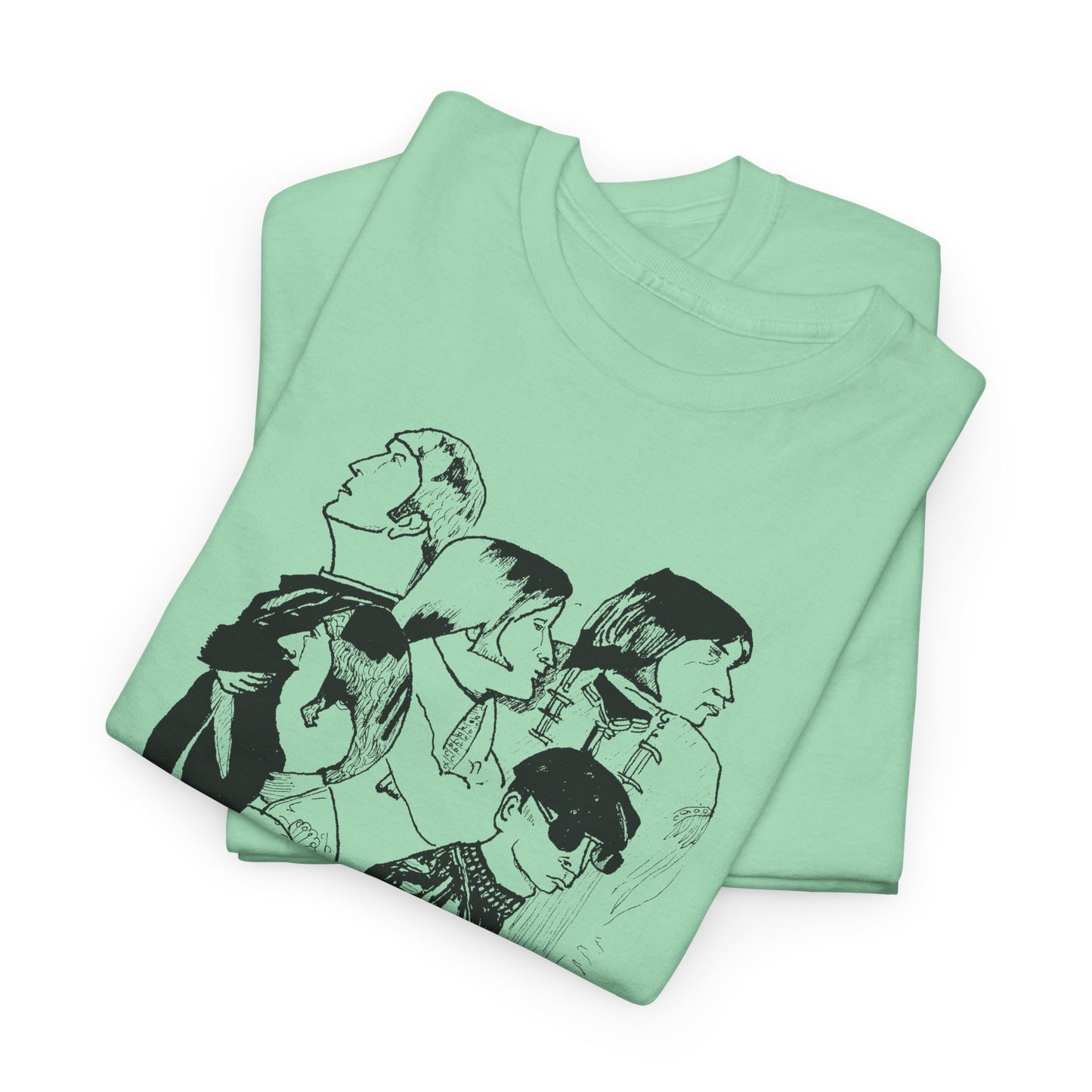 original drawing buffalo springfield fan art tshirt
