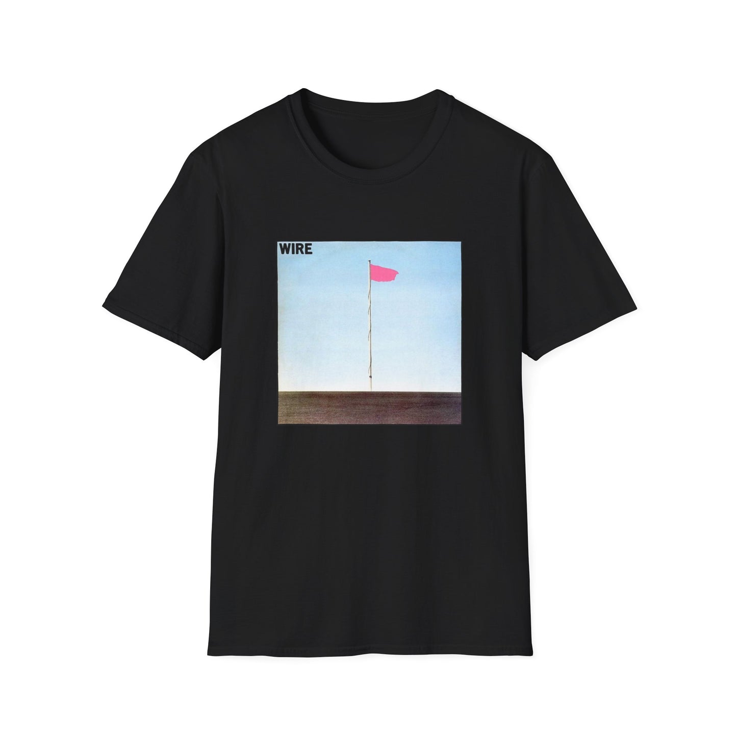 wire 1977 pink flag album cover tshirt