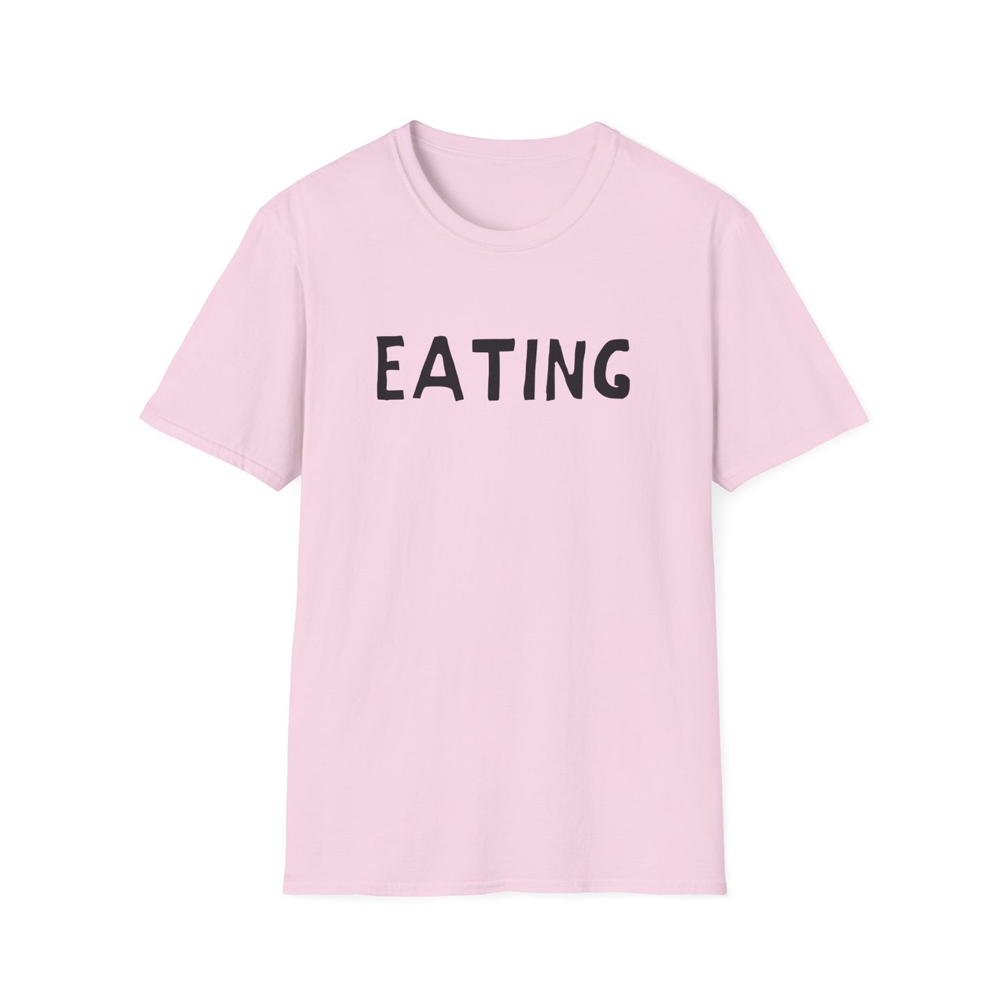 eating hand drawn font tshirt