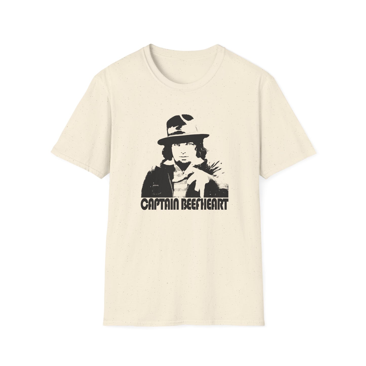 captain beefheart without the trout mask black stencil tshirt