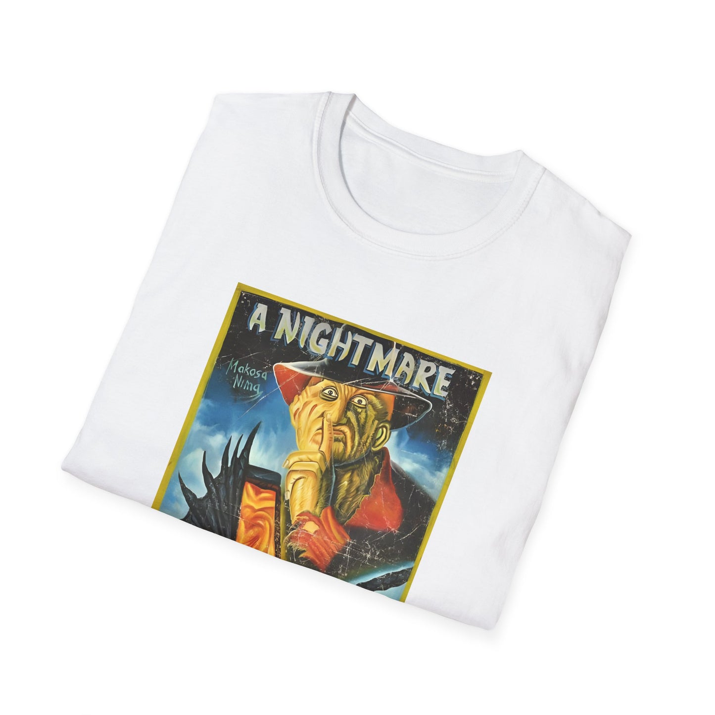 a nightmare on elm street 1984 ghanaian movie poster tshirt