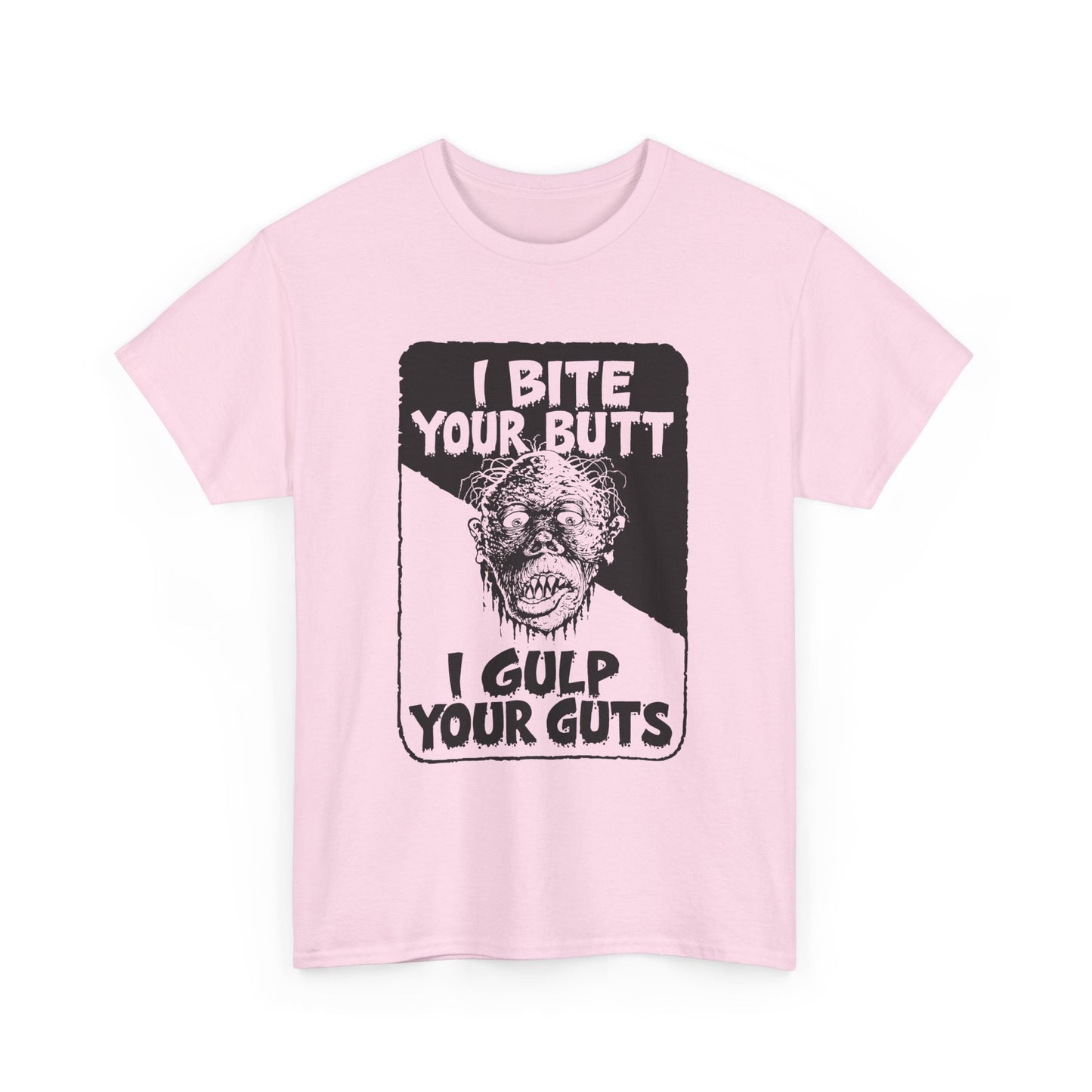 1990 vol 2 issue of gore shriek i bite your butt i gulp your guts comic tshirt