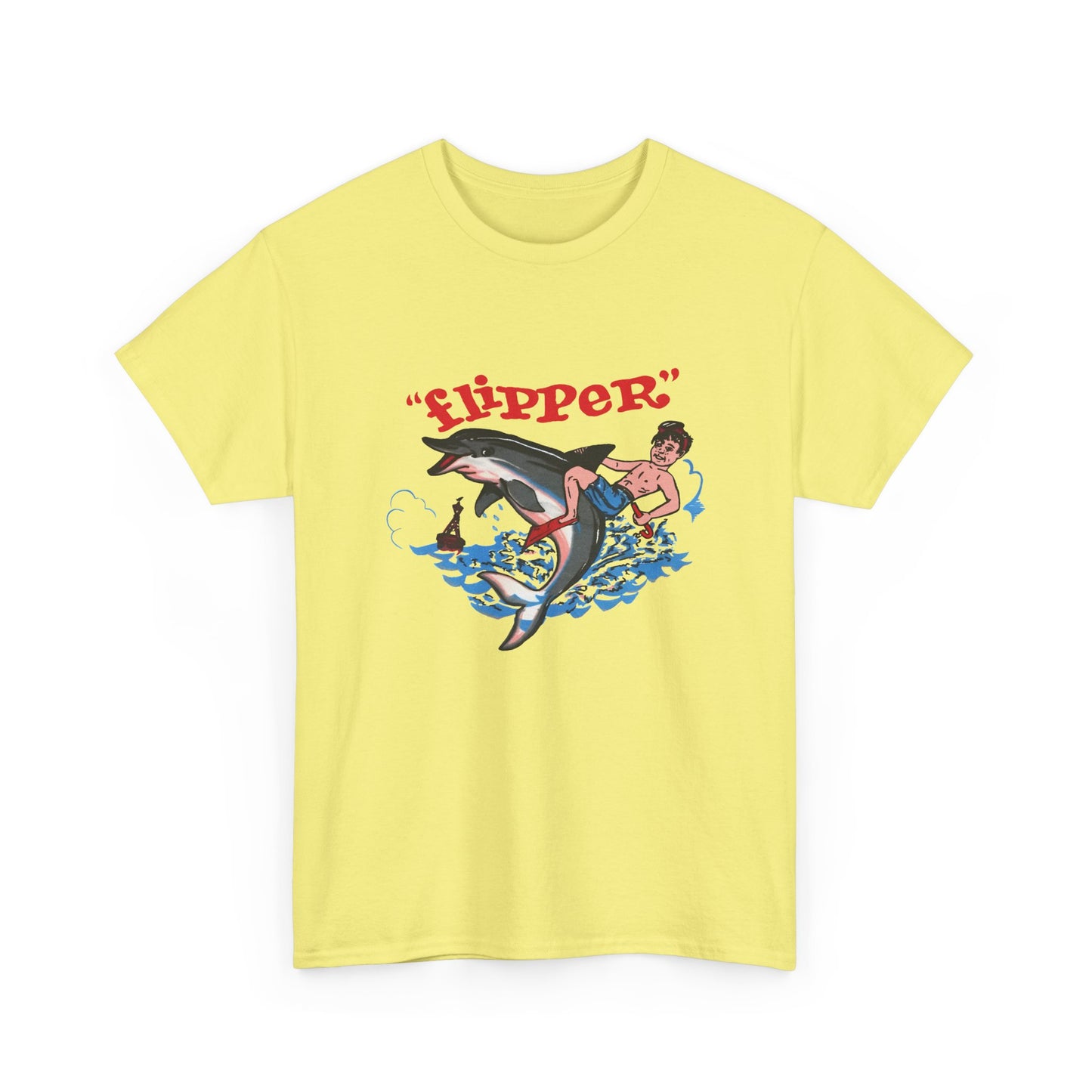 1960s miami seaquarium flipper the dolphin vintage reproduction tshirt