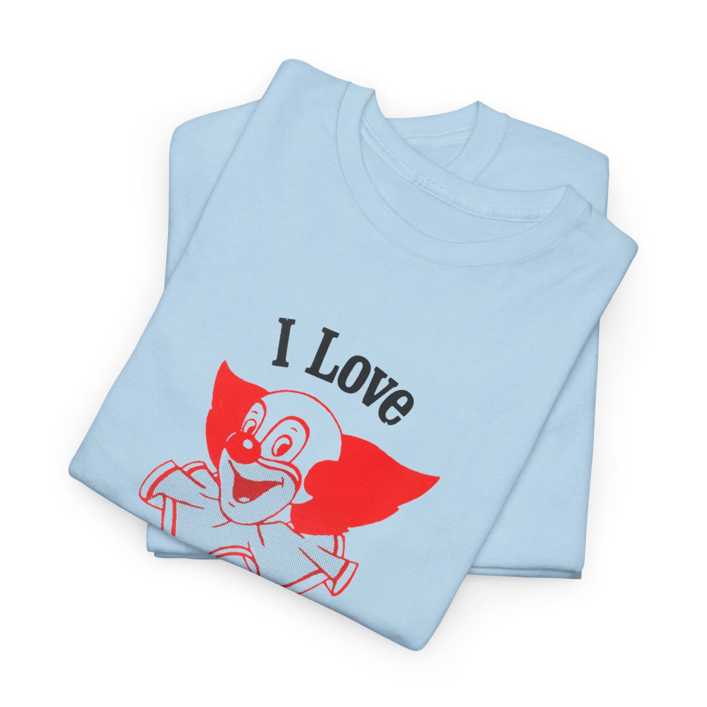 i love bozo vintage reproduction tshirt